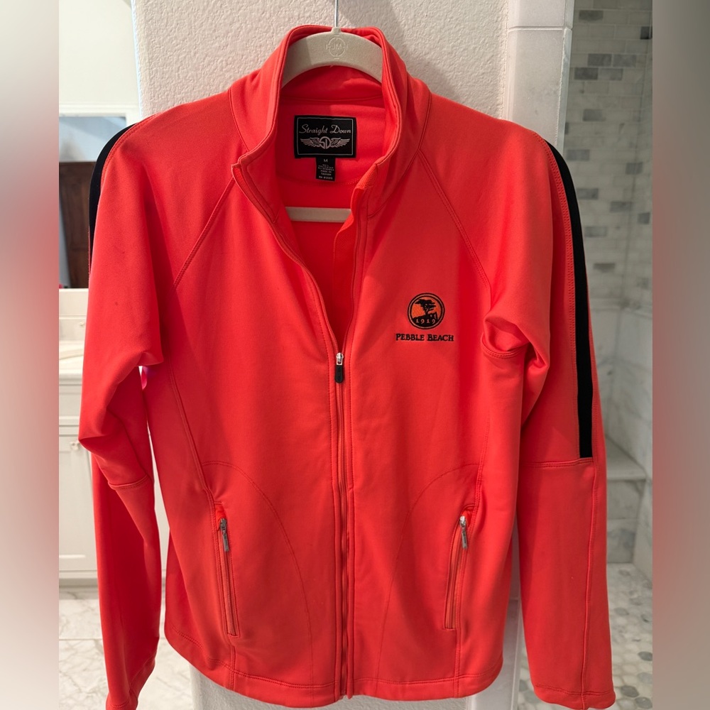 Pebble Beach Straight Down Vibrant orange Jacket